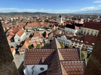 Blick von der Evangelischen Kirche in Sibiu